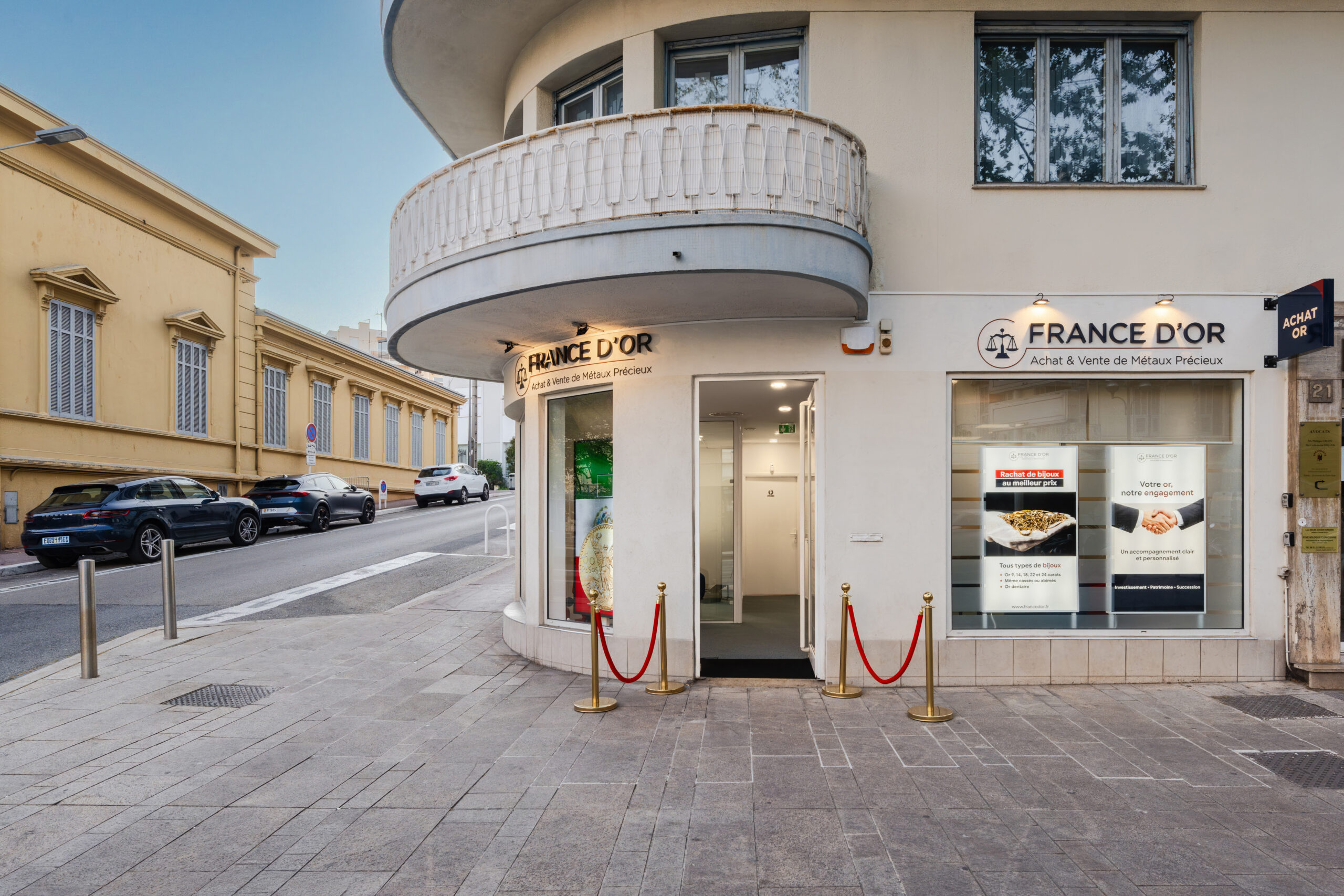 L&rsquo;Or au Cœur de Cannes : France d’Or Déploie son Expertise avec un Nouveau Comptoir Boulevard Carnot